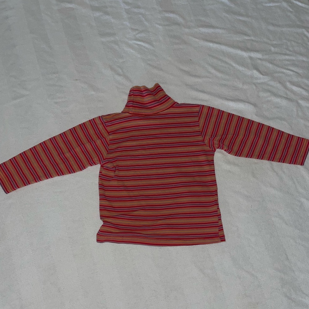 Laura Ashley Mother & Me.  vintage striped turtleneck